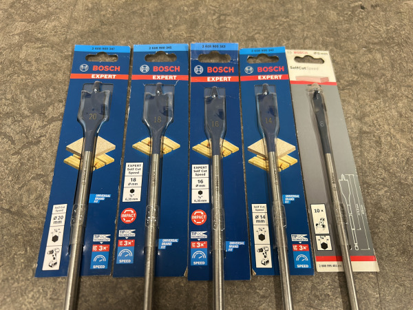 Bosch speedborenset 10-delig Self Cut Speed – foto 5 – kavel bij XL Auctions