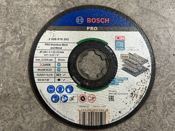 25x Bosch Pro slijpschijf ø125mm X-Lock Standard for Inox – foto 2 – kavel bij XL Auctions
