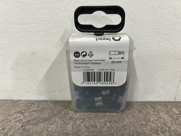 3x Bosch schroefbits 25mm Torx-25 Impact Control 25-pack – foto 3 – kavel bij XL Auctions