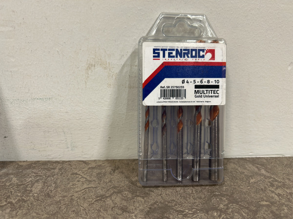 Stenroc borensets ø4-10mm diverse 4-delig – foto 3 – kavel bij XL Auctions