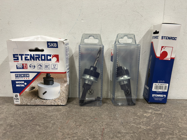 Stenroc gatzaag en toebehoren set 9-delig – foto 3 – kavel bij XL Auctions