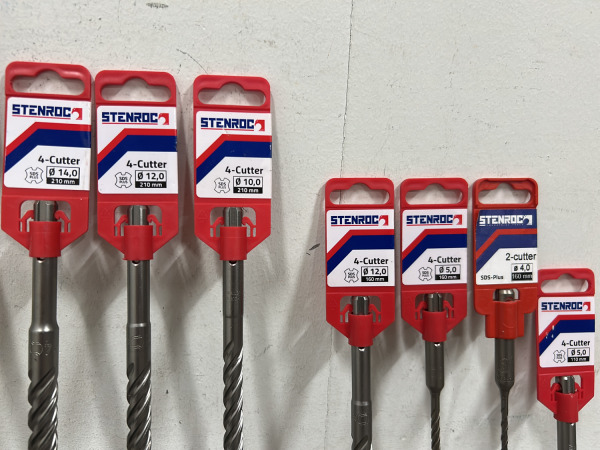 Stenroc betonboor ø4-14mm SDS-Plus set 10-delig – foto 3 – kavel bij XL Auctions