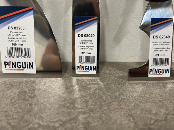 Pinguin plamuurgereedschap set 7-delig – foto 9 – kavel bij XL Auctions