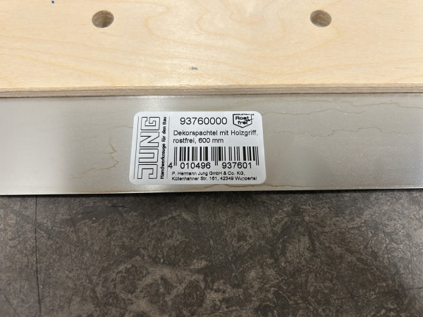 Jung spackmessen rvs met houten handgreep set 5-delig – foto 3 – kavel bij XL Auctions