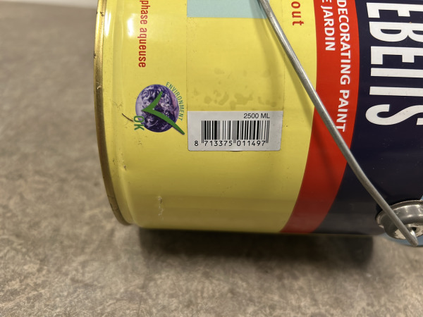 Hermadix tuindecoratiebeits 2,5L Aqua Blue – foto 5 – kavel bij XL Auctions