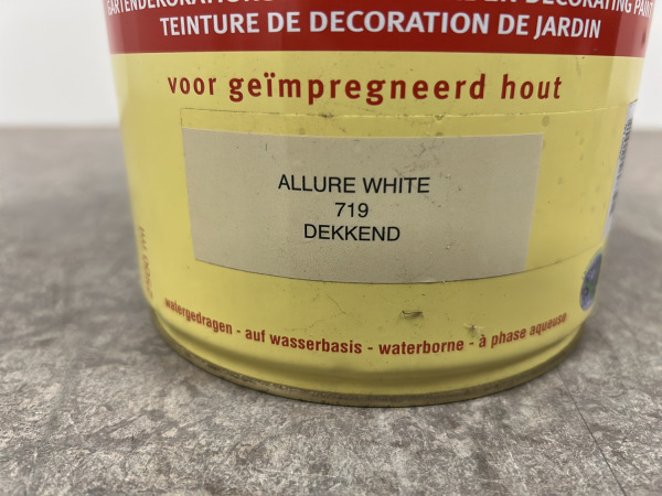 2x Hermadix tuindecoratiebeits 2,5L allure wit – foto 5 – kavel bij XL Auctions