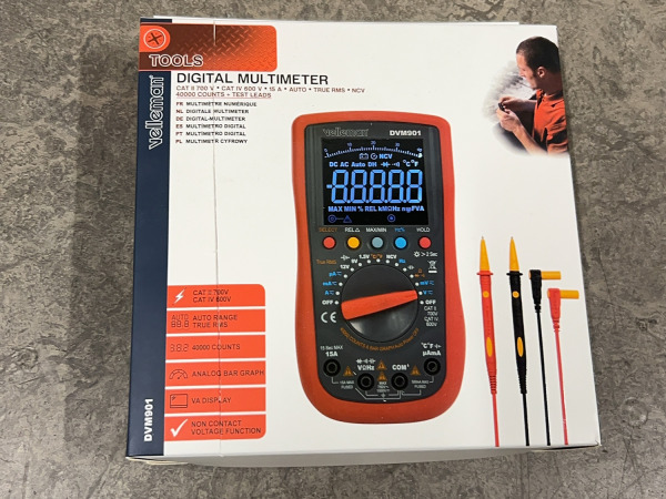 Velleman mulitmeter digitaal DVM901 – foto 2 – kavel bij XL Auctions