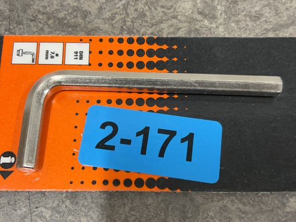 10x Skandia inbussleutel ø7mm – foto 3 – kavel bij XL Auctions