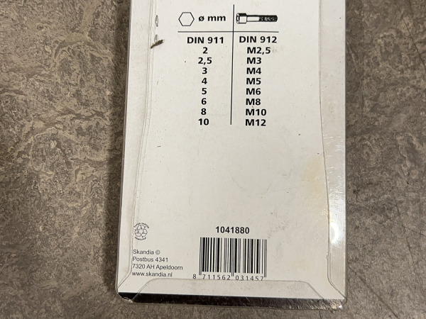 Skandia inbussleutel set 27-delig – foto 5 – kavel bij XL Auctions