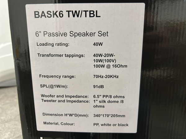 BoxxLine speaker set BASK6 – foto 9 – kavel bij XL Auctions