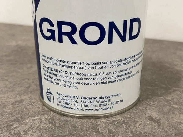 5x Reno sneldrogende grondverf wit 1L – foto 4 – kavel bij XL Auctions