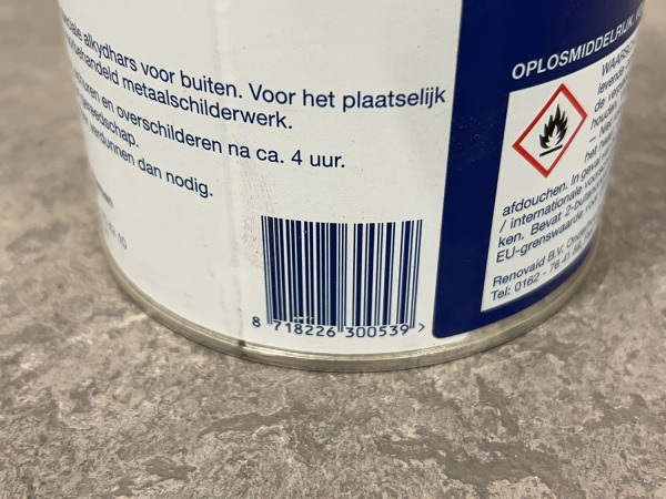 5x Reno sneldrogende grondverf wit 1L – foto 5 – kavel bij XL Auctions