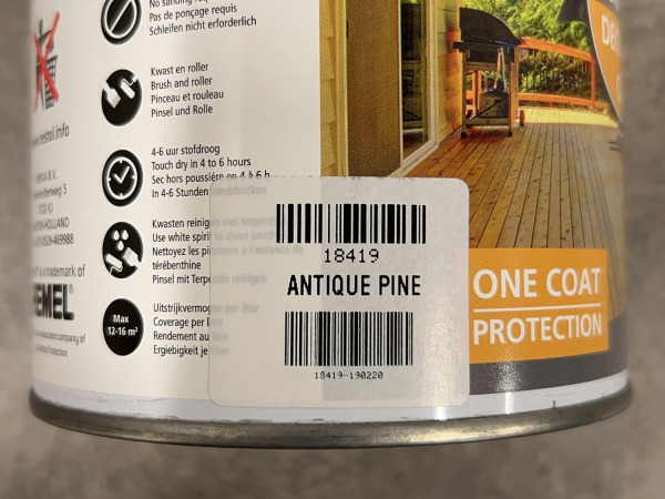 3x Restol Decking Oil houtolie Antique Pine 0,75L – foto 4 – kavel bij XL Auctions