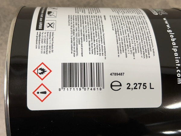 3x Global Paint Duraprimer Basis 7 2,275L – foto 5 – kavel bij XL Auctions