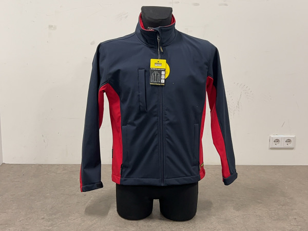 Tricorp softshell jas maat S blauw/rood – foto 2 – kavel bij XL Auctions