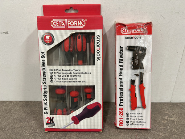 Handgereedschap en blindklinknagel set 13-delig – foto 2 – kavel bij XL Auctions