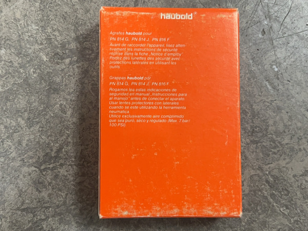 4x Haubold nietjes KI800-06mm C-punt 10000-pack – foto 3 – kavel bij XL Auctions