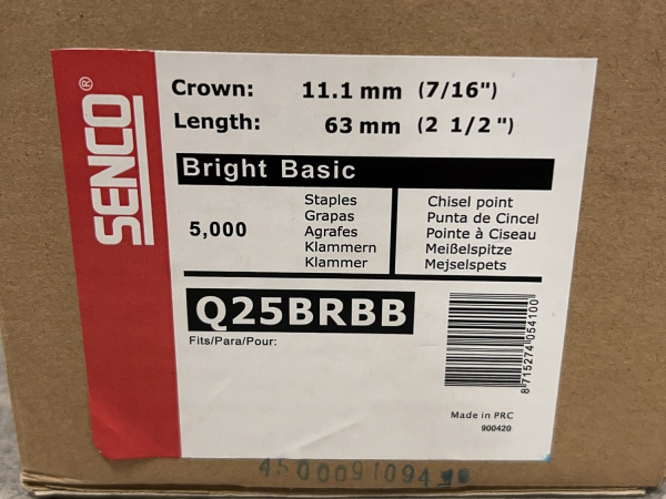 Senco nietjes 63mm 5000-pack Q25BRBB – foto 6 – kavel bij XL Auctions