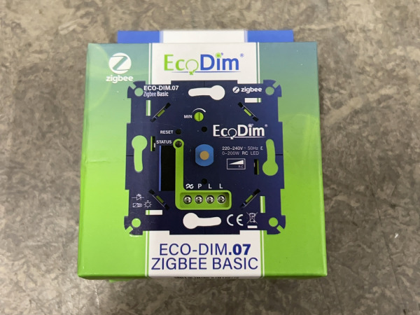 4x EcoDim inbouw dimmer 0-200W Zigbee basic