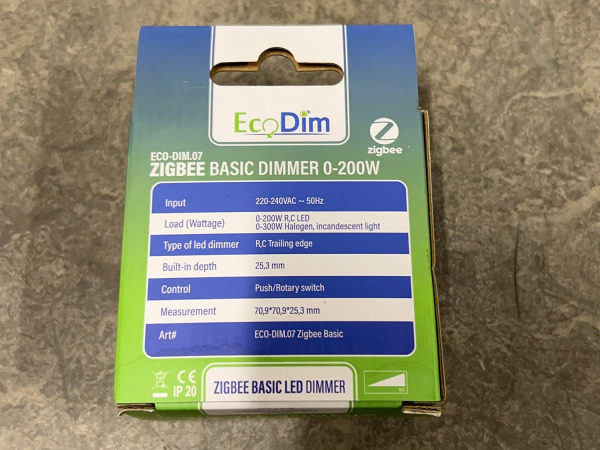 4x EcoDim inbouw dimmer 0-200W Zigbee basic – foto 2 – kavel bij XL Auctions