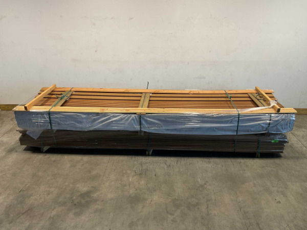 13x Rhombusprofielplank rib5 Ayous thermowood 395x13,8x2,1cm – foto 7 – kavel bij XL Auctions