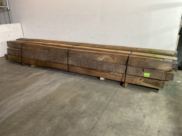 2x Azobé balk 500x18x19 cm – kavel bij XL Auctions