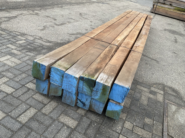 2x Azobé balk 600x20x16,5 cm – foto 5 – kavel bij XL Auctions