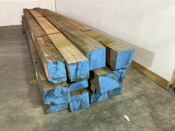 2x Azobé balk 500x18x19 cm – foto 4 – kavel bij XL Auctions