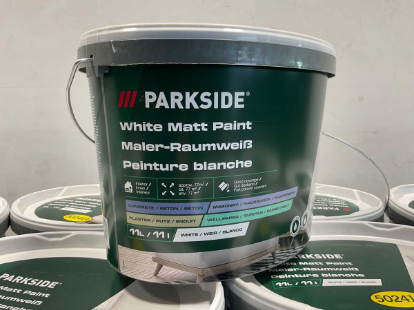 20x Matte muur- en plafondverf - 11 ltr - wit