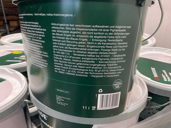 20x Matte muur- en plafondverf - 11 liter - wit – foto 7 – kavel bij XL Auctions