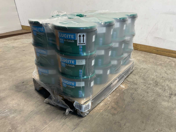 8x Matte muur- en plafondverf - 12 liter - wit RAL 9010 – foto 7 – kavel bij XL Auctions