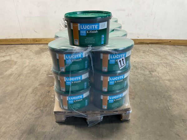 8x Matte muur- en plafondverf - 12 liter - wit RAL 9003 – foto 3 – kavel bij XL Auctions