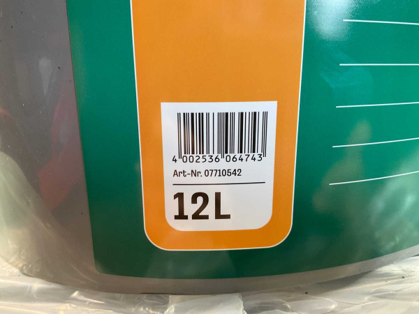 8x Matte muur- en plafondverf - 12 liter - wit RAL 9003 – foto 4 – kavel bij XL Auctions