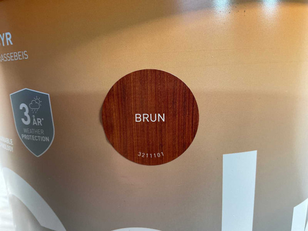22x Col.r tuinbeits - Bruin - 10 ltr – foto 9 – kavel bij XL Auctions