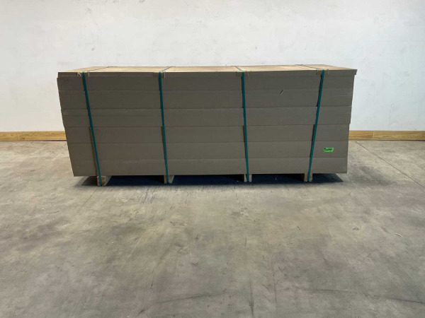 60x MDF plaat 2620x994mm ongegrond 16mm
