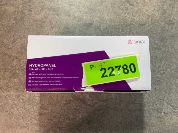 10x Siniat Hydropanel plaatschroeven 500-pack - 3,9x47mm – foto 3 – kavel bij XL Auctions