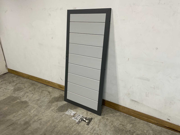 Aluminium tuindeur - lichtgrijs - 183x93 cm – foto 9 – kavel bij XL Auctions