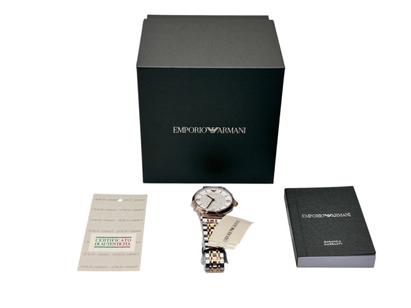 Emporio Armani | Luxueus Dameshorloge Kristallen Pavé – foto 2 – kavel bij XL Auctions