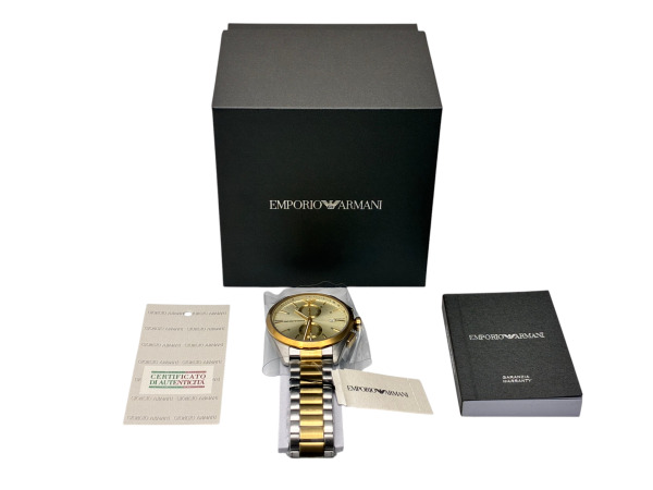 Emporio Armani | Exclusief Two-Tone Chronograaf Horloge – foto 3 – kavel bij XL Auctions