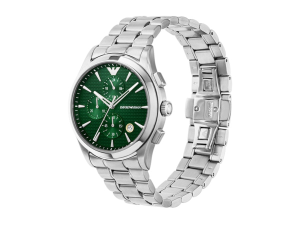 Emporio Armani | Exclusieve Smaragdgroene Chronograaf – kavel bij XL Auctions