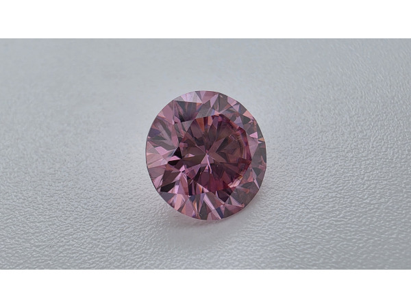 Moissanite briljant 2 crt Pink ( GRA Gecertificeerd ) – foto 2 – kavel bij XL Auctions