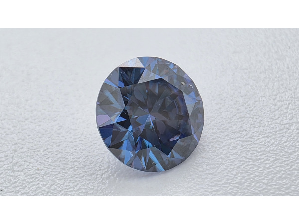Moissanite briljant 1 crt Sapphire Blue ( GRA Gecert. ) – foto 2 – kavel bij XL Auctions