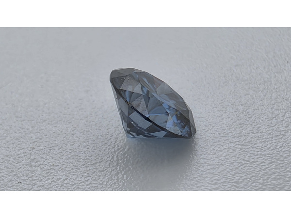 Moissanite briljant 1 crt Royal Blue ( GRA Gecertificeerd ) – foto 2 – kavel bij XL Auctions
