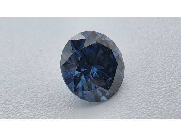 Moissanite briljant 1 crt Royal Blue ( GRA Gecertificeerd ) – foto 3 – kavel bij XL Auctions