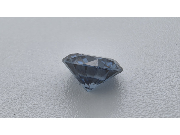 Moissanite briljant 1 crt Royal Blue ( GRA Gecertificeerd ) – foto 4 – kavel bij XL Auctions