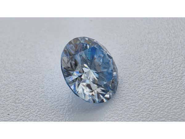 Moissanite briljant 1.00 crt Blue ( GRA gecertificeerd ) – foto 3 – kavel bij XL Auctions