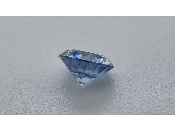 Moissanite briljant 1.00 crt Blue ( GRA gecertificeerd ) – foto 5 – kavel bij XL Auctions