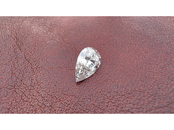 Diamant pear 1.00 crt ( IGI gecertificeerd ) – foto 3 – kavel bij XL Auctions