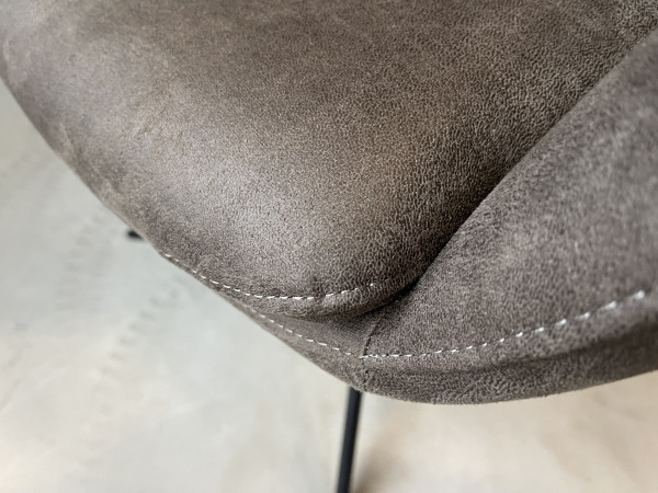 Eetkamerstoel Nola (set van 8)-draaibaar-microleder-wood – foto 4 – kavel bij XL Auctions