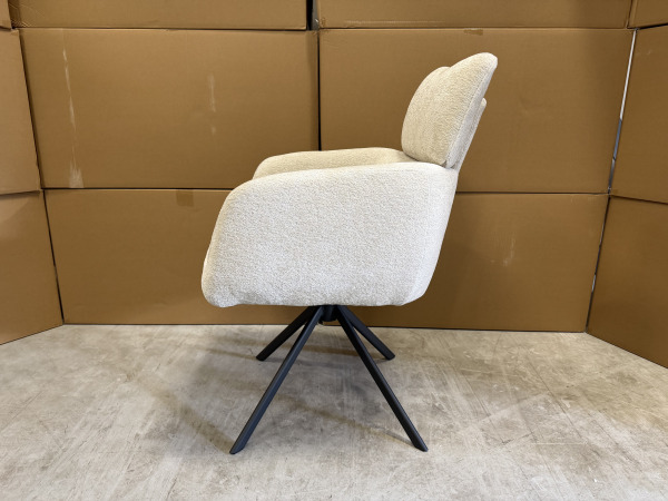 Hallan Armstoel (set van 6) - Weefstof - Linen – foto 2 – kavel bij XL Auctions